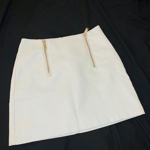 Two zipper high waisted skirt